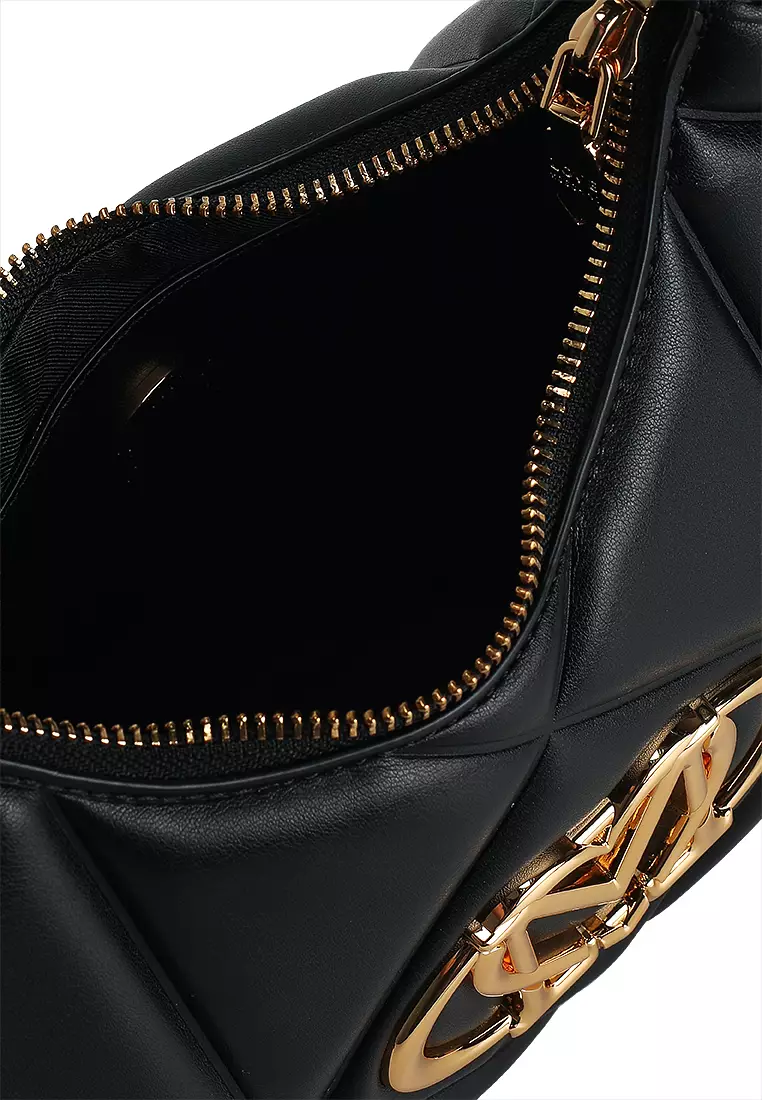 Embossed Quilted Hobo Bag (nt)