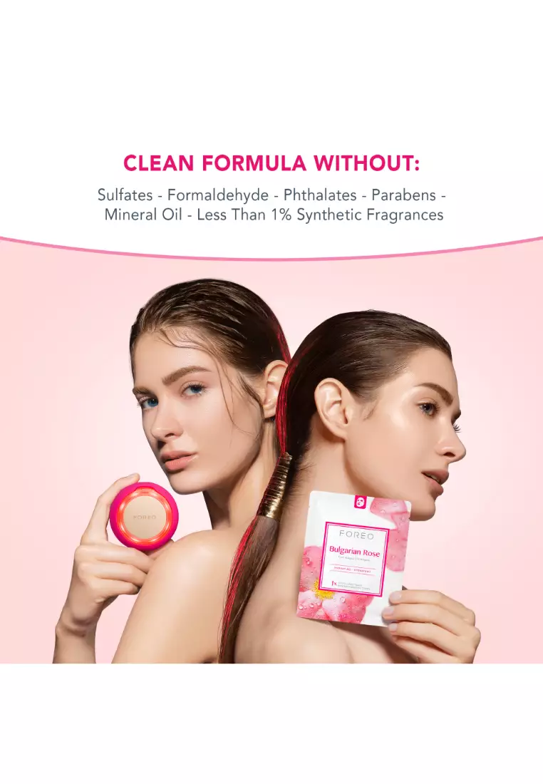 FOREO Sheet Mask Farm to Face Collection Facial Mask - Full Face Masks Packs | Beauty & Personal Care |For All Skin Types  | 3 pcs/pack | All Natural-Bulgarian Rose