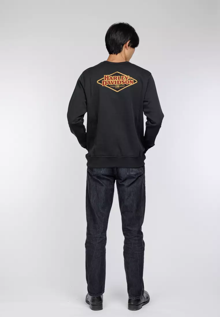 Harley-Davidson® Men's 120th Anniversary 1/4-Zip Pullover