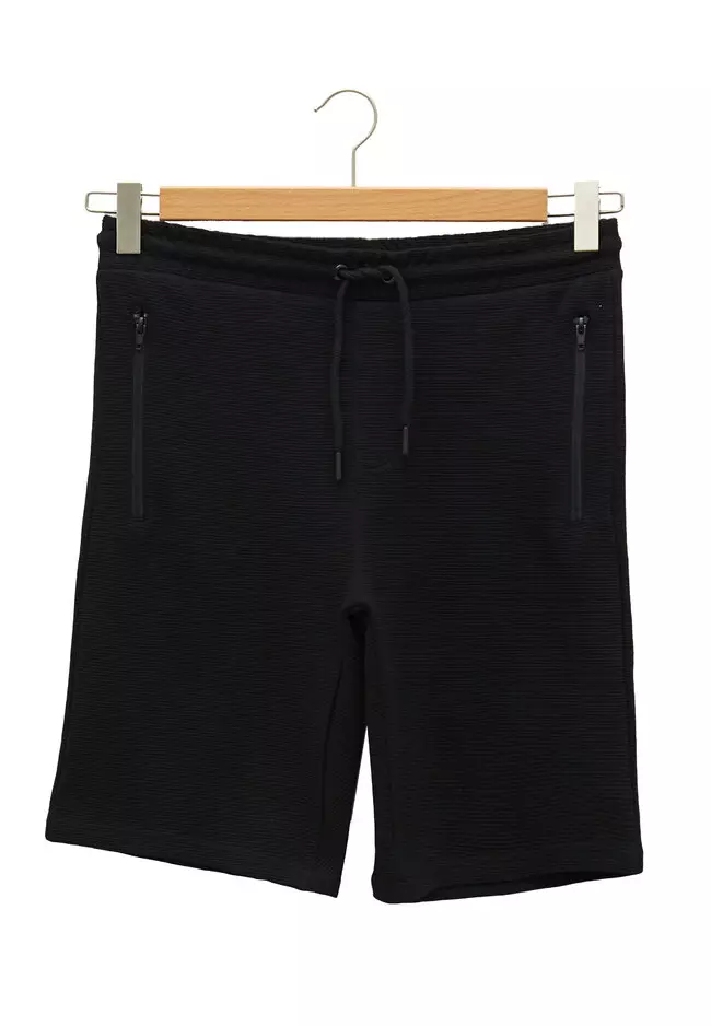 Mens jogger discount shorts black