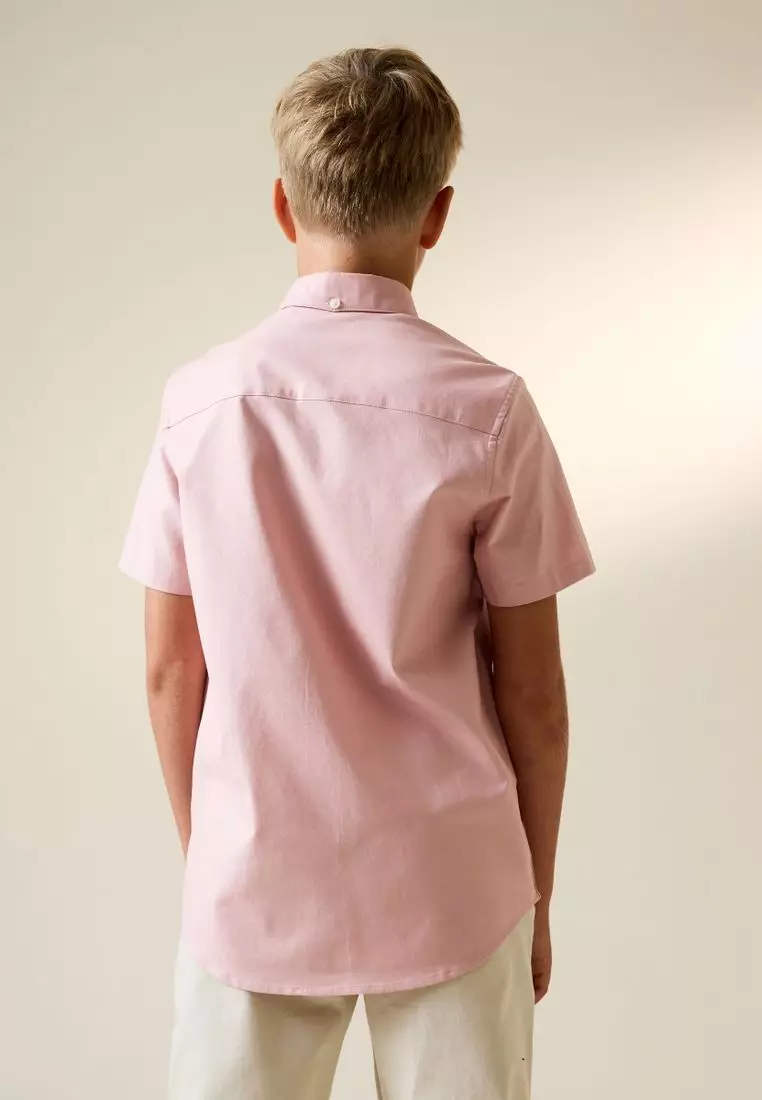 Short Sleeve Cotton Rich Oxford Shirt