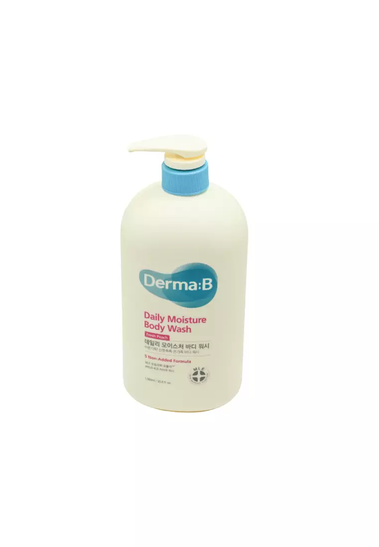 Derma:B Ultra Moisture Body Wash (Fresh Peach) 1000ml
