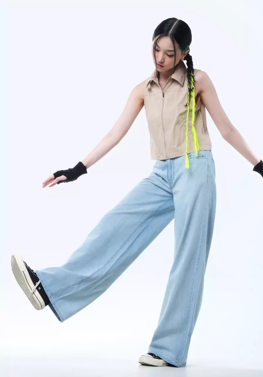 Celana Jeans Wanita Qiana Light Blue