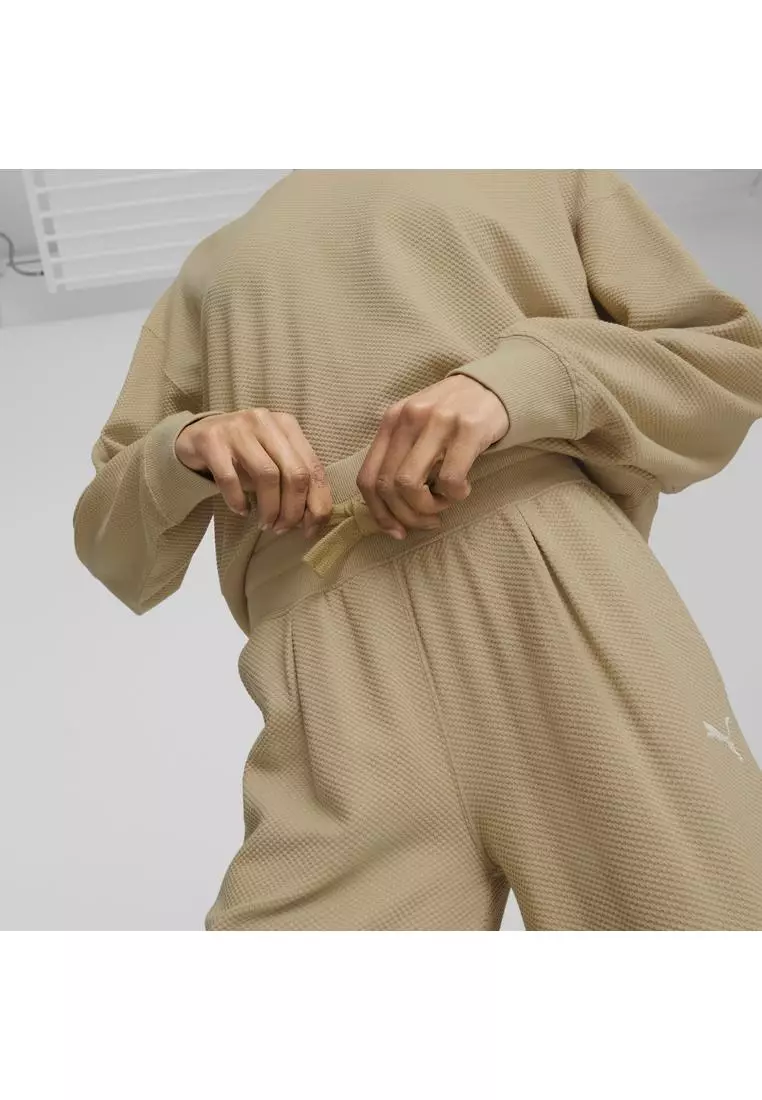 HER 女子高腰針織長褲