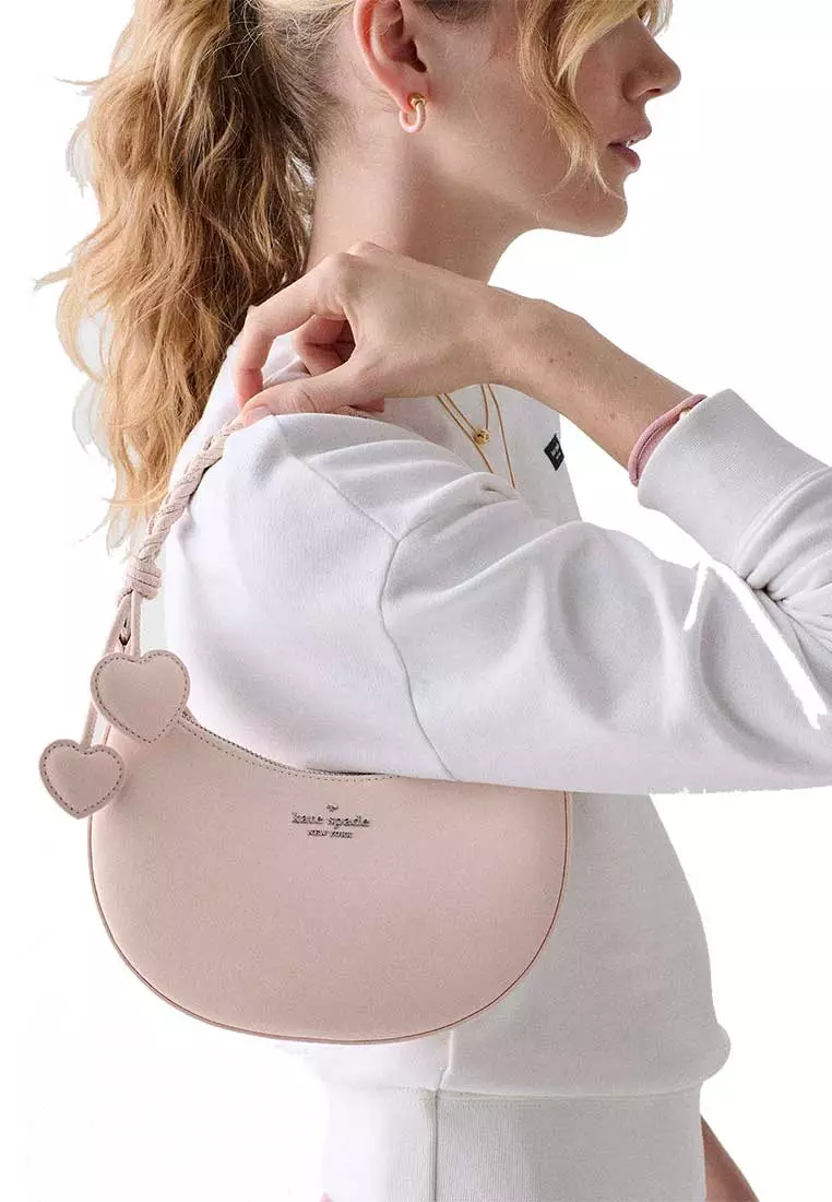 Nova Braided Strap Shoulder Bag Powdered Sugar KN610