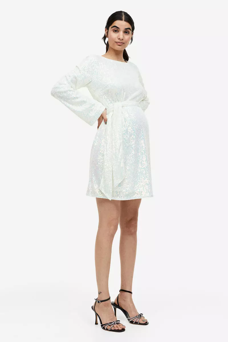 Buy H M MAMA Sequined dress 2024 Online ZALORA Philippines