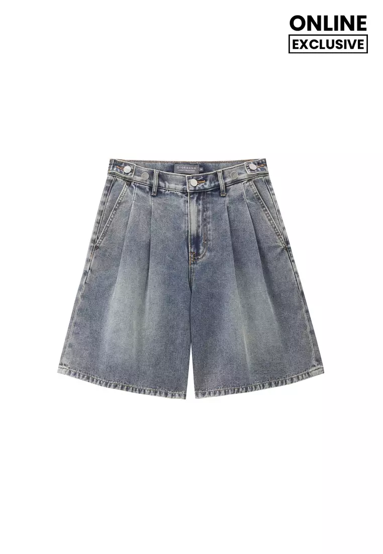 Giordano Women's (Online Exclusive) Korea Denim Shorts 0540652362