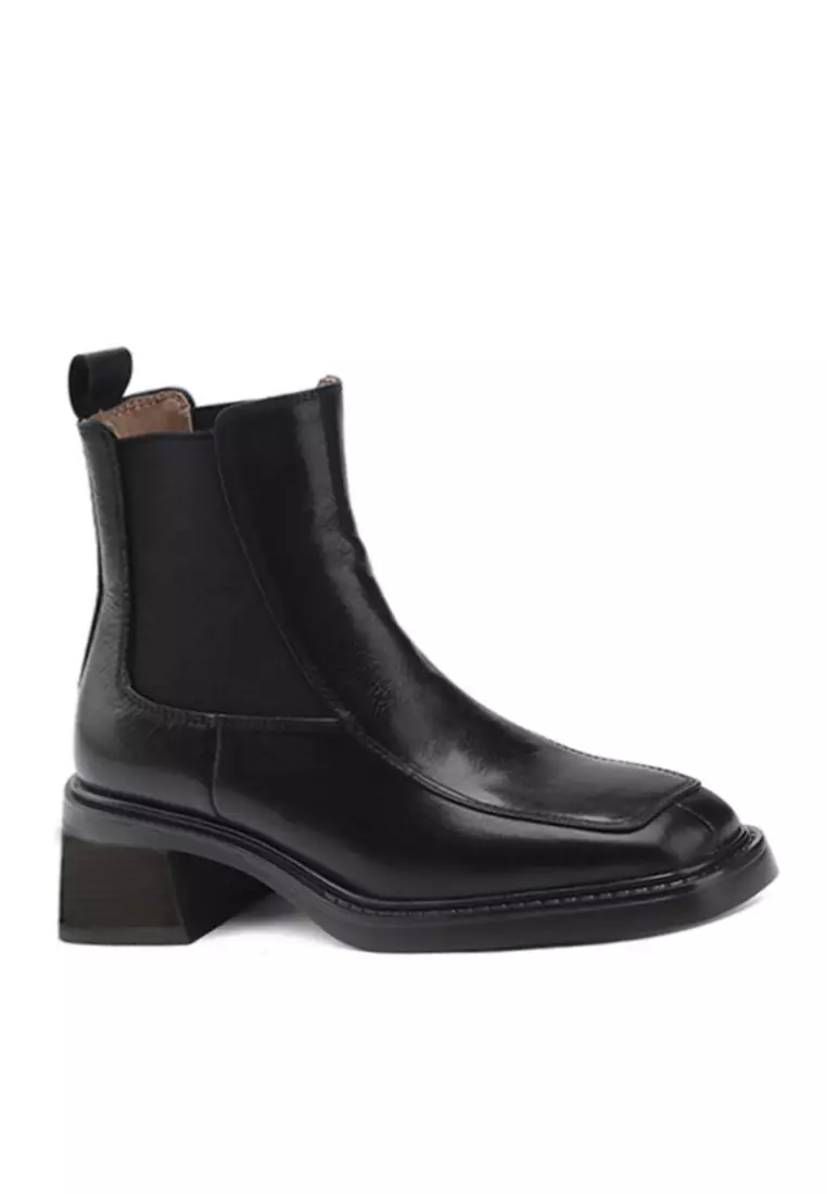 Discount on Twenty Eight Shoes  shoes - SKU: VANSA Top Layer Cowhide Chelsea Booties VSW-B08288718