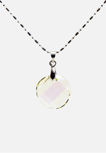 Jual Torenda Small Twist Pendant Kalung Liontin Swarovski Hijau Luminous Green Original Zalora Indonesia