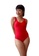 PINK N' PROPER red Basic V Back Swimsuit in Red C9C8BUS15FEBA3GS_1