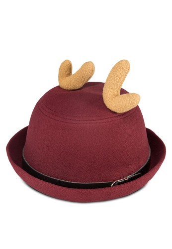 鹿角造型圓帽, 飾品配件, zalora退貨爵士帽