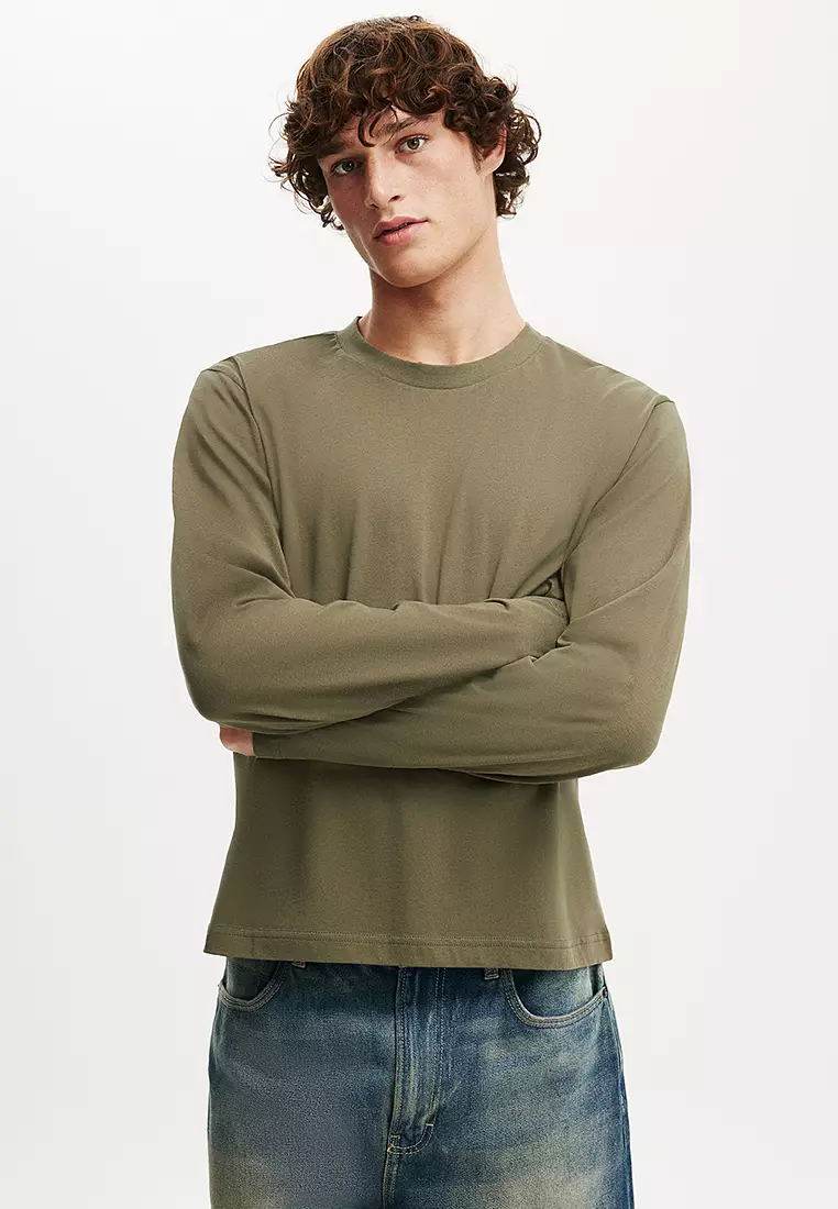 Buy Cotton On Cropped Fit Long Sleeve T-Shirt 2025 Online ZALORA - Main Image