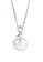 LITZ white LITZ 18K White Gold Pearl Pendant With Necklace WC1385PP37 BBE00ACC61DC44GS_1