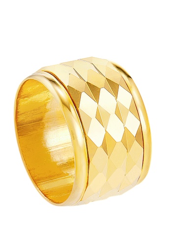 Buy Habib Jewels Habib Chyrille Gold Ring 916 Gold 10 11g Online Zalora Malaysia
