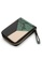 HAPPY FRIDAYS green Color Matching Snake Texture Leather Wallet JN8622 500A9ACA534DF9GS_2