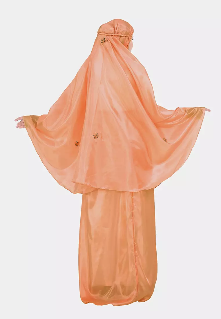 Cotton Bee - Mukena Traveling Syamma Sulam Pouch Mika Prayer Set