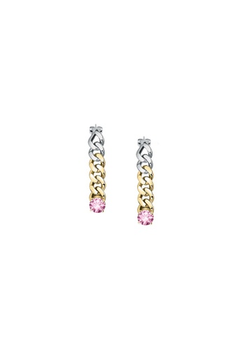 Chiara Ferragni gold Chiara Ferragni Chain 40.5 cm Women's Pink Stone Earrings J19AUW27 3DF6DACFB0BEC6GS_1