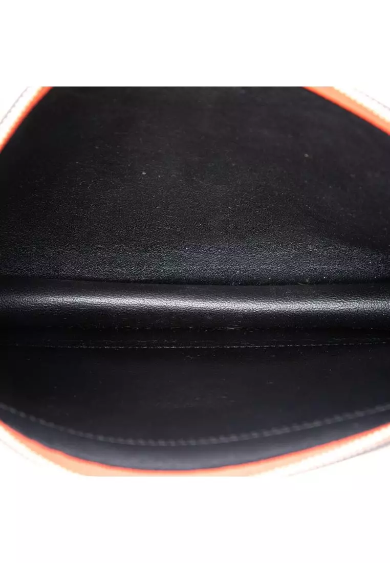 Pre-Loved Celine Tricolor Leather Pocket Envelope Zip Crossbody