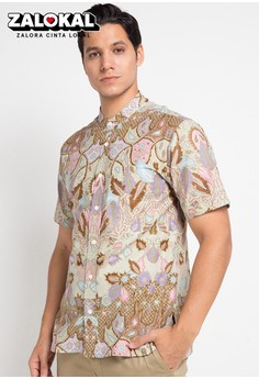 Pakaian Batik Print Pria Modern Online Beli Di Zalora Indonesia