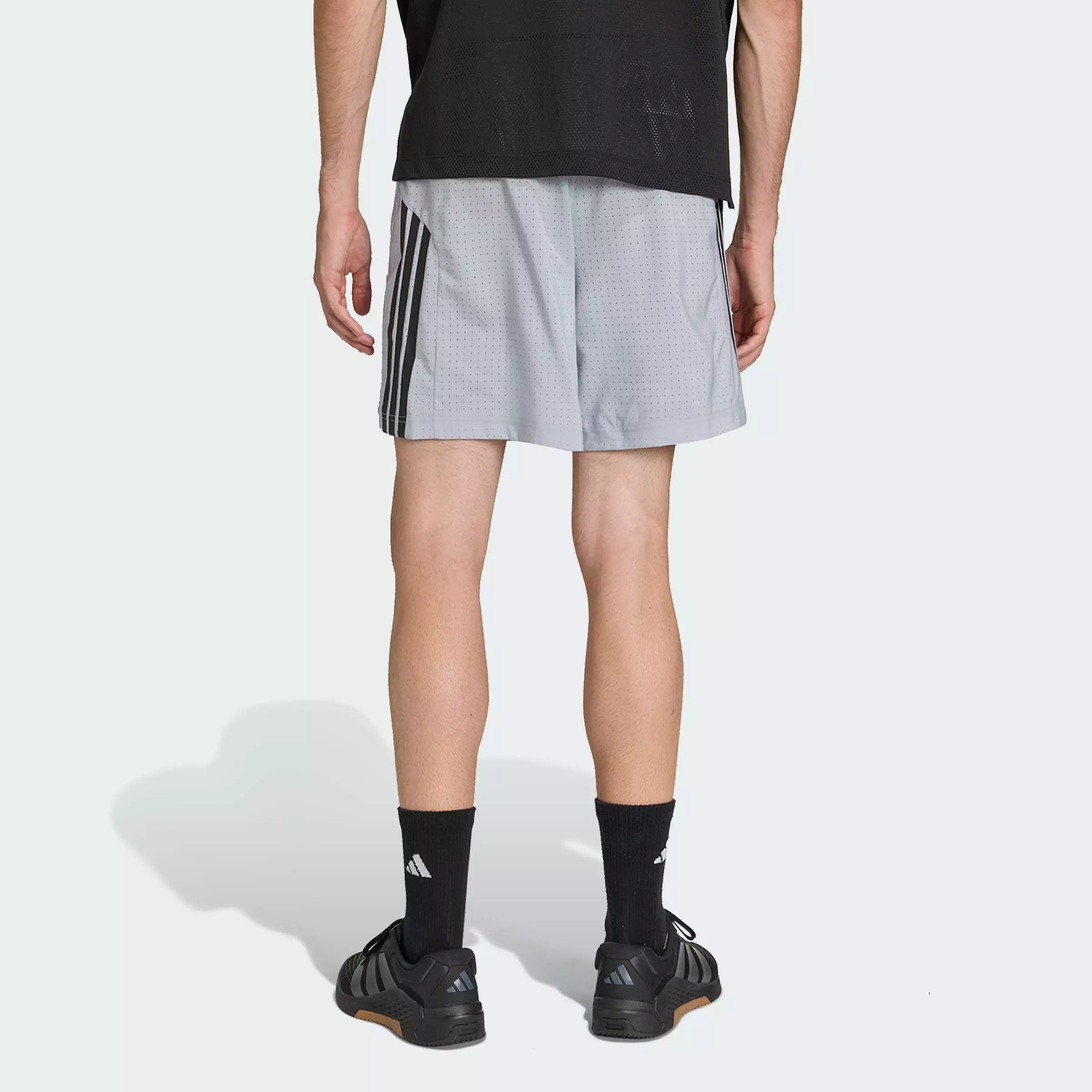 Gym & Training TECH ESSENTIALS WORKOUT 2in1 SHORTS Men Grey KE9634