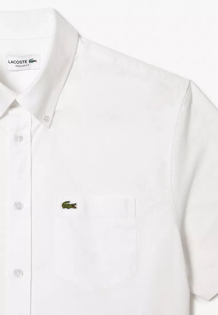 Regular Fit Short Sleeved Oxford Shirt