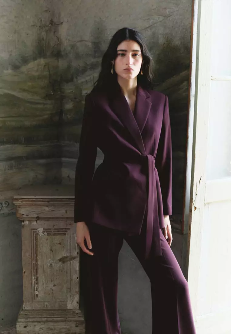 Belted Suit Blazer