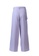 London Rag purple High Waist Belted Wide Leg Trousers in Lilac Grey 1BF3DAA268D03CGS_8
