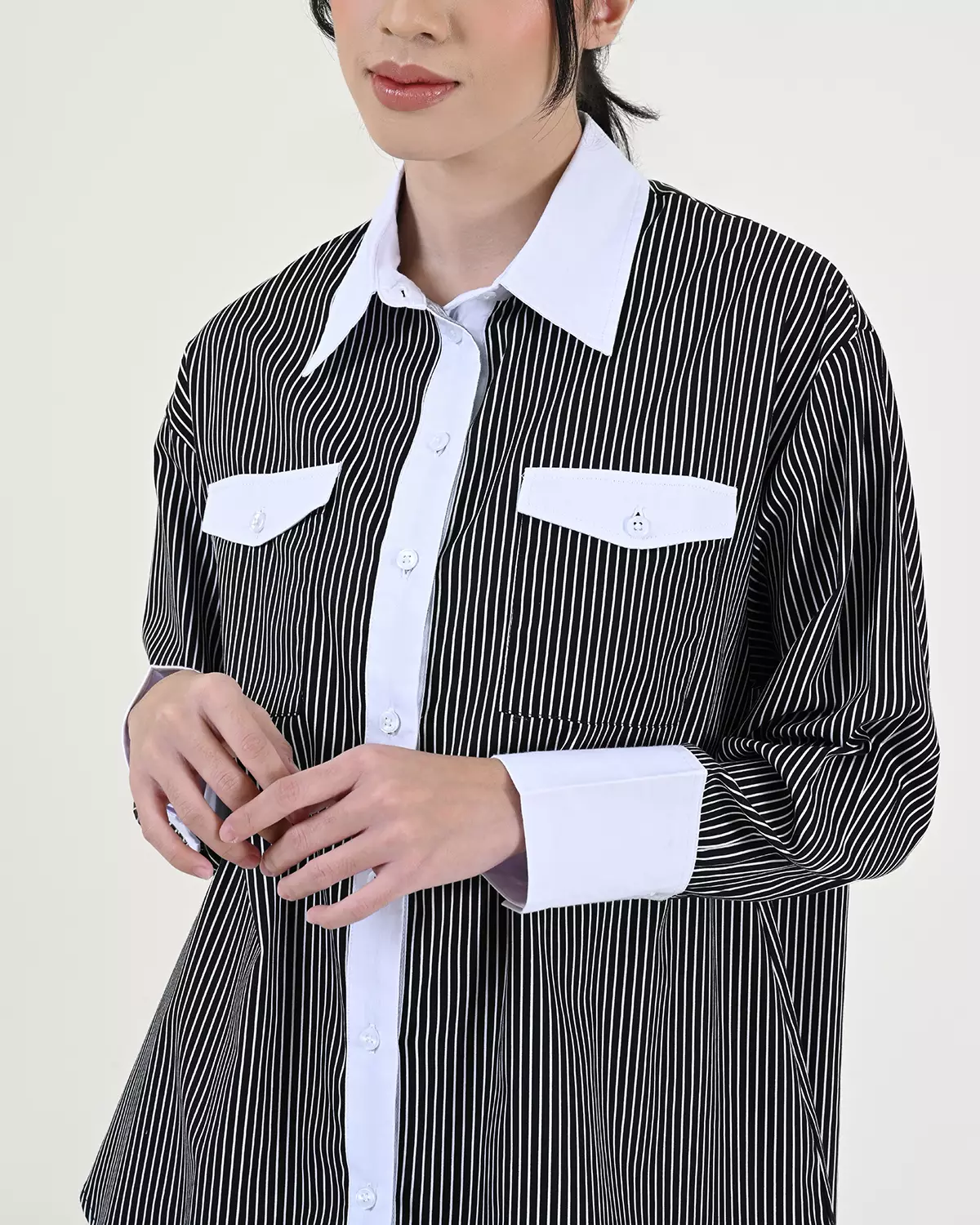 Geulis.id ALAYA SHIRT - Black