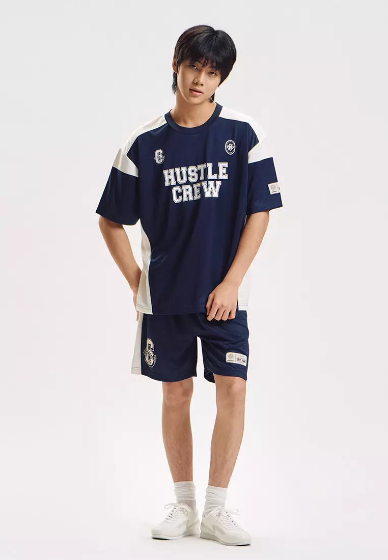 Hustle Crew Relaxed Fit Football Jersey