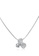 SO SEOUL silver Glimmering White Petal Stud Earrings and Necklace Set 2CE65AC43C678DGS_2