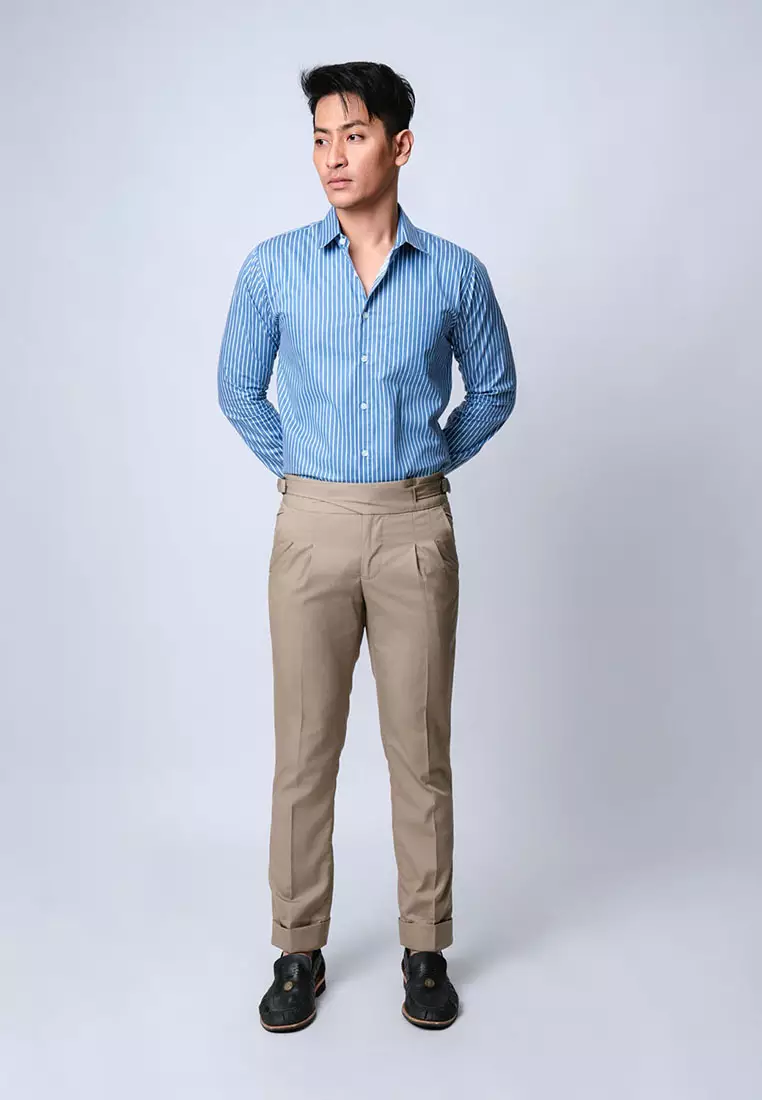 Gurkha Buckle Pants Khaki