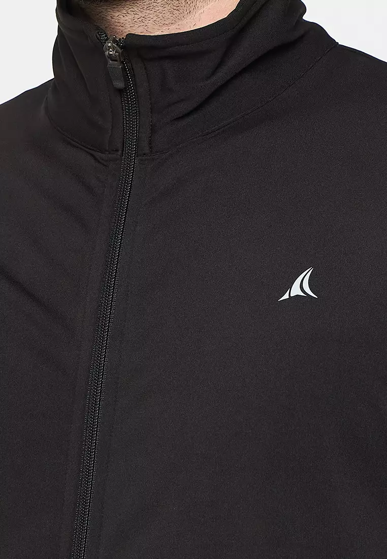 Men's Black Training Track Jacket