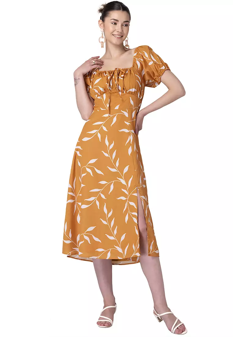 Faballey yellow outlet dress