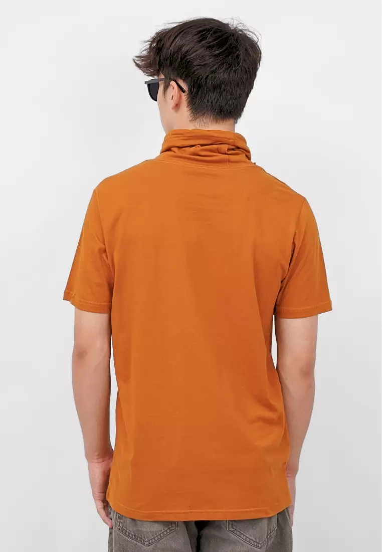 Ryusei Kaos Pria Turtleneck Nandito Mustard