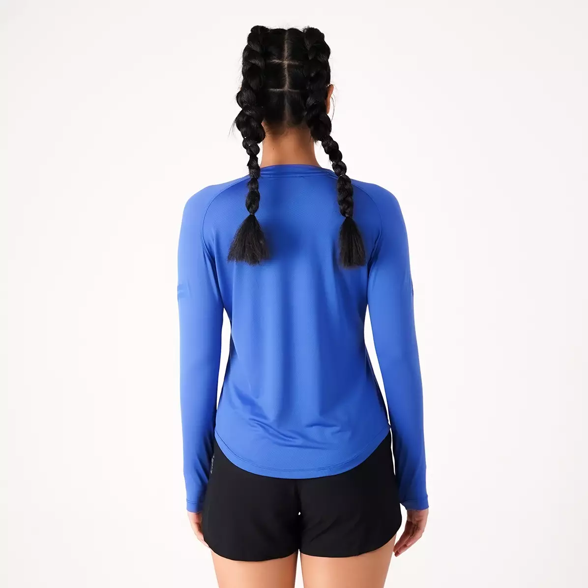 Tiento Jersey Running Women Kaos Olahraga Wanita Lengan Panjang Baju Lari Quick Dry South Blue