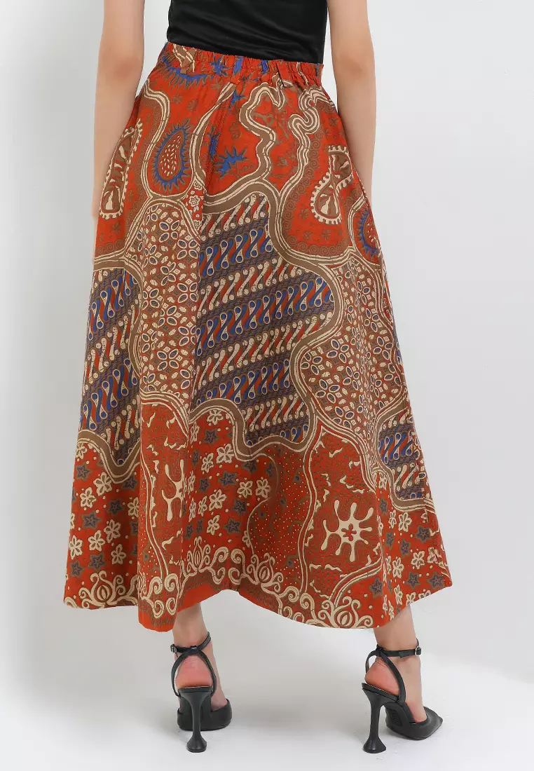 Elastic-waisted Long Skirt Alaia+Lining