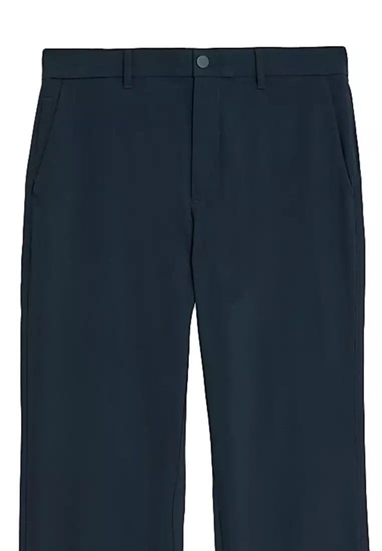 Regular Fit Thermal Flat Front Chinos