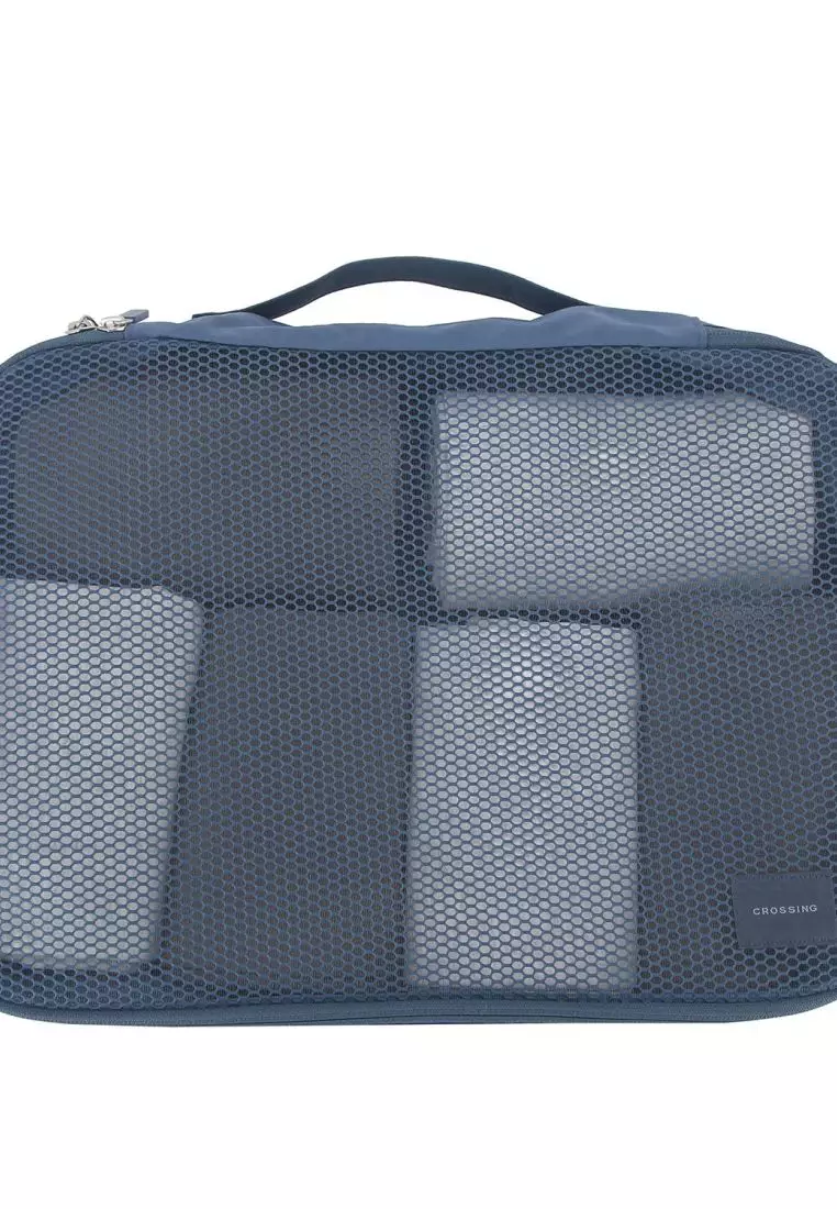 Crossing Waterproof Ripstop Nylon Packing Cube Set (4-Piece Set) - Smoke Blue