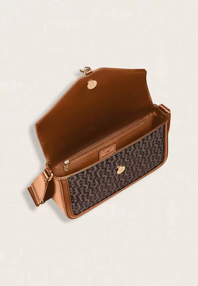 Aigner Elma Icon Shoulder Bag S Fango