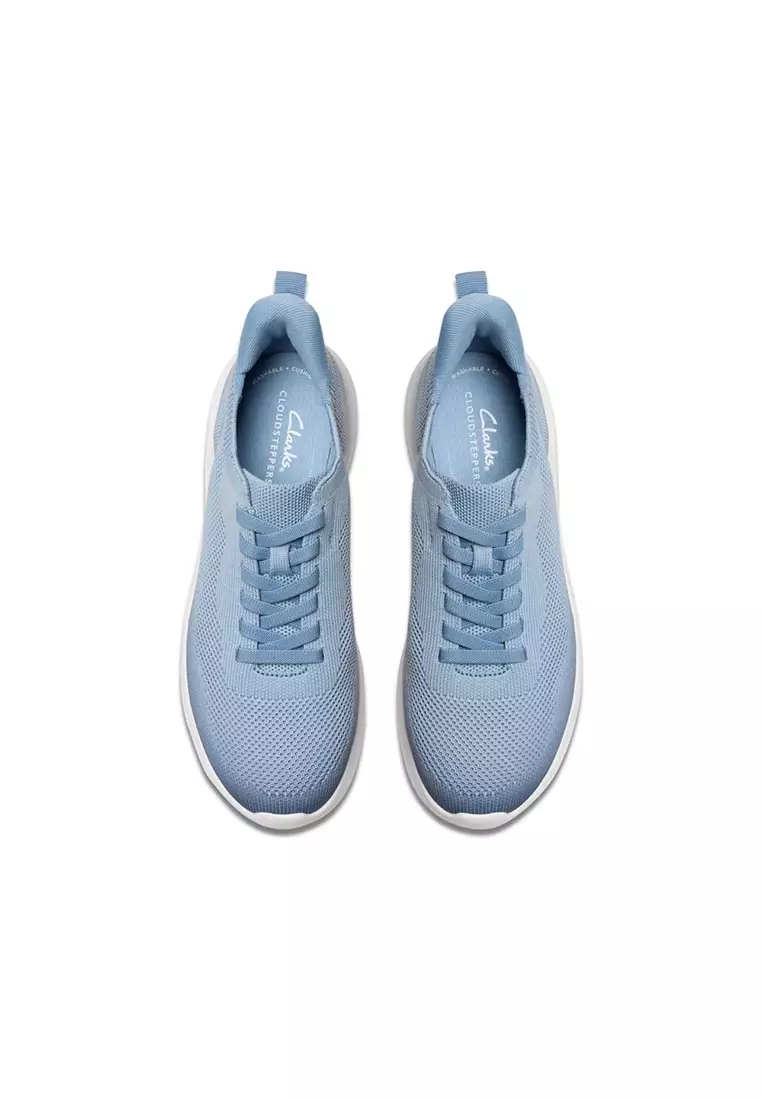 Cloudsteppers Womens Nova Lace Sneakers - Blue Grey
