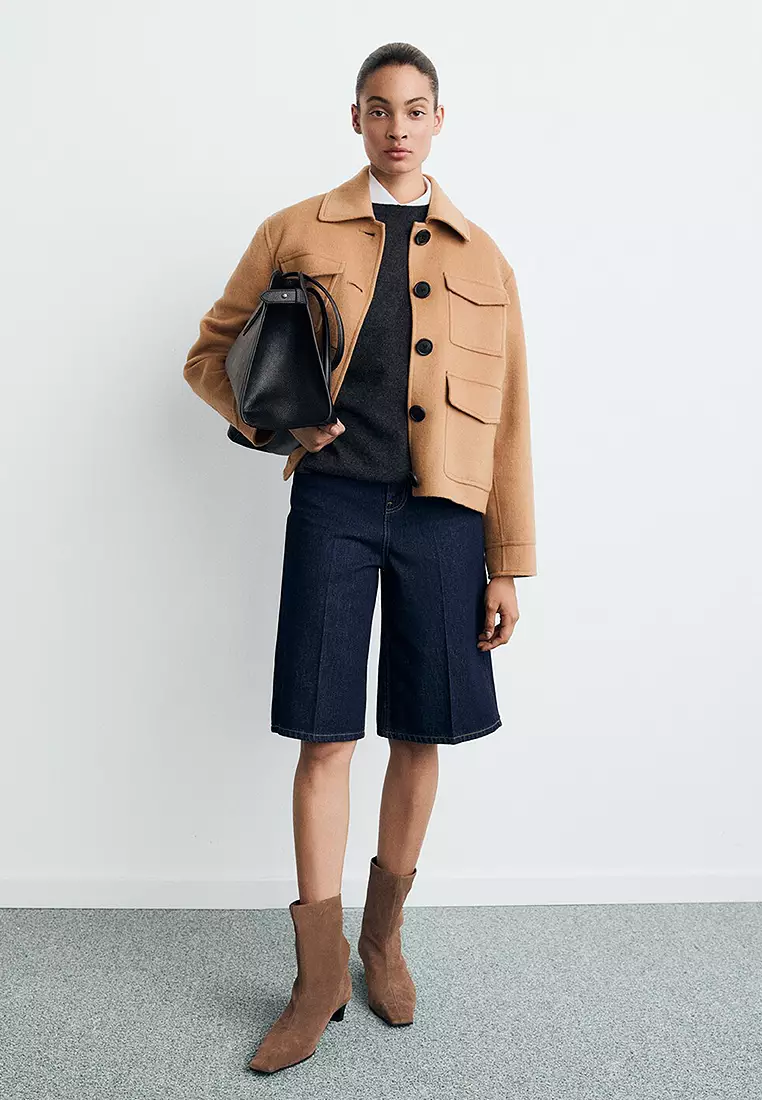 Wool Jacket With Pockets