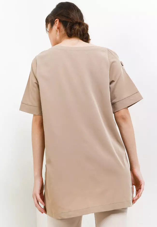 Jual ELLE Variation one shoulder blouse Original 2025 ZALORA