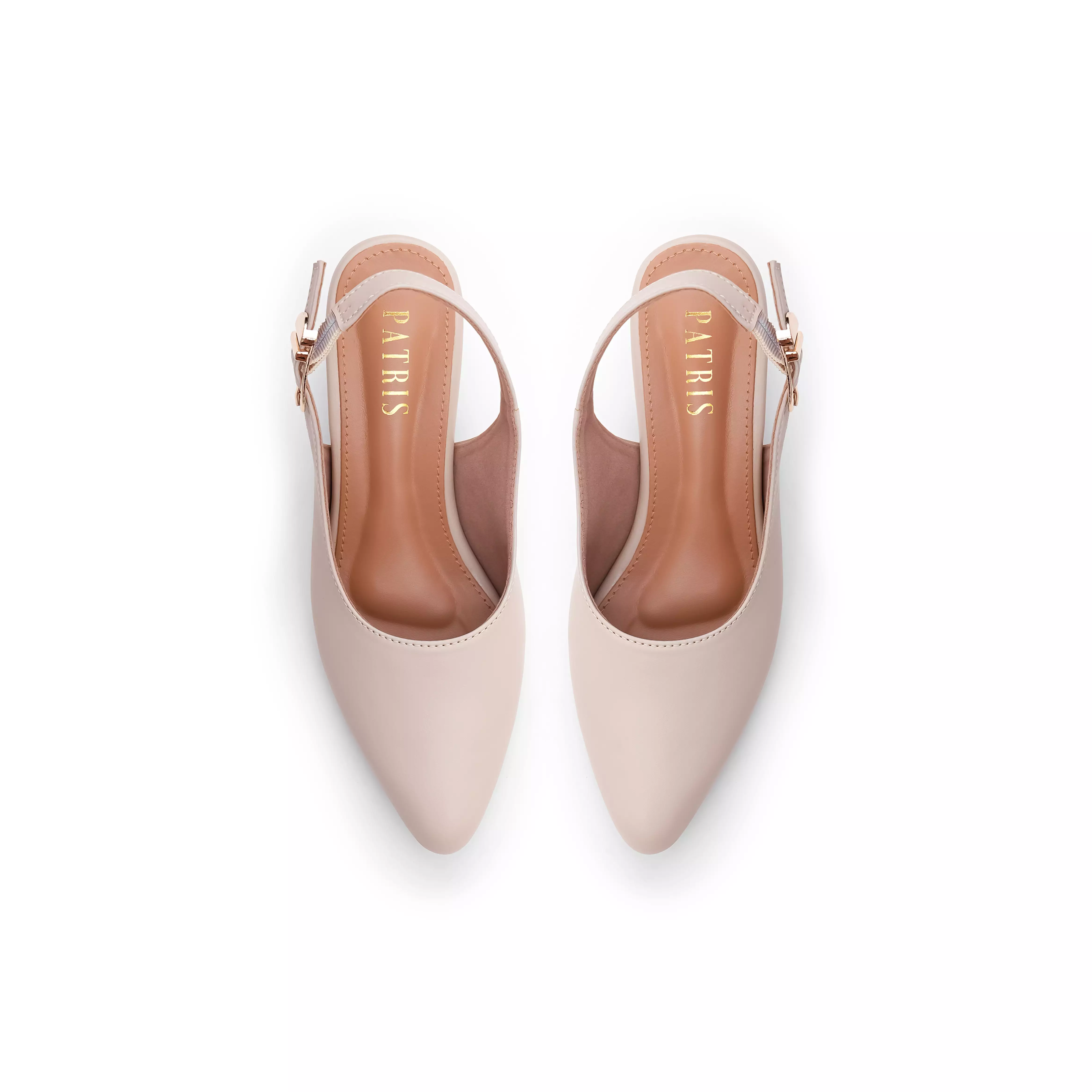 PATRIS Lenora Mules Heels Wanita / Slingback Hak 5 Cm