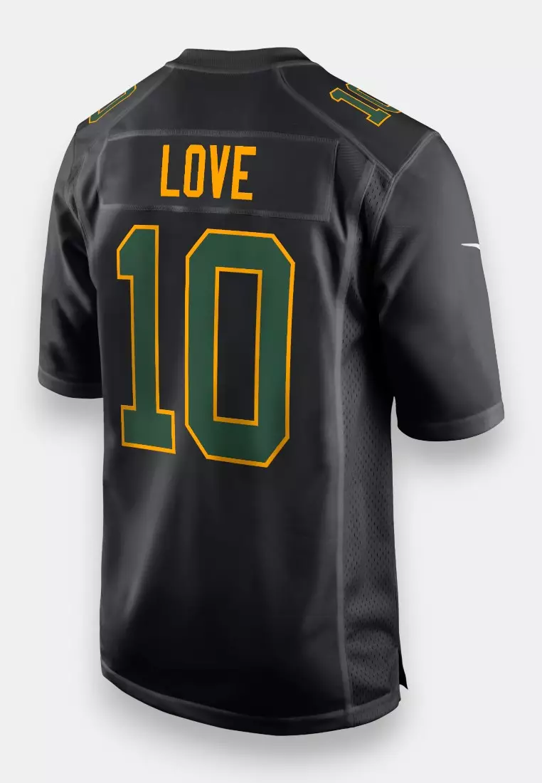 NFL #10 Jordan Love Green Bay Packers American Football Jersey for Men Carbon Collection [6Q3]