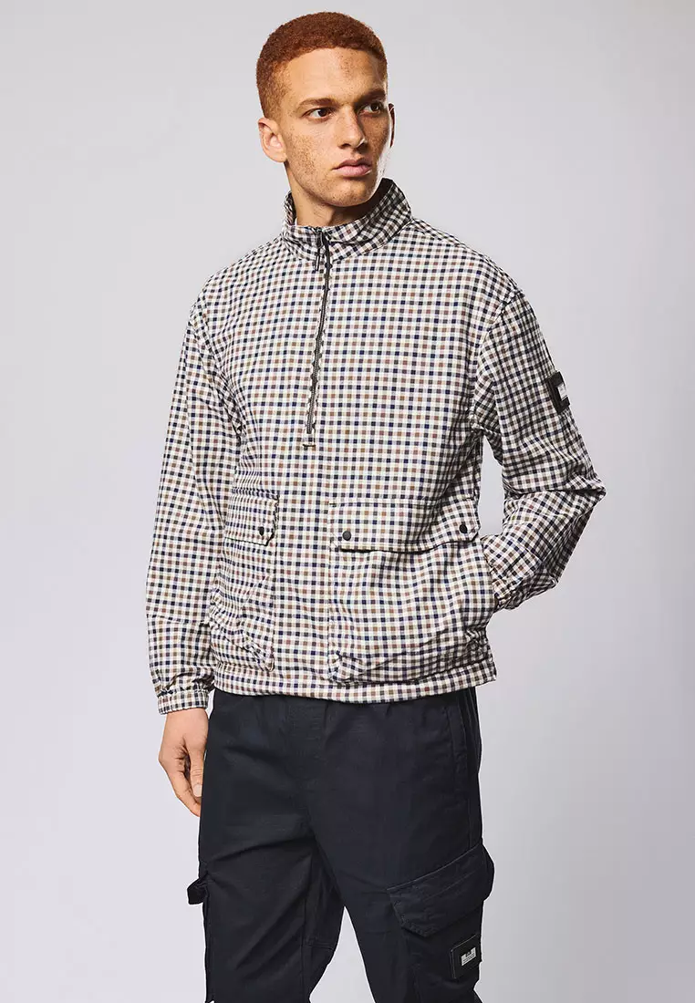 Buy Weekend Offender MENS MID HOUSE CHECK TIARET COTTON OVERTOP