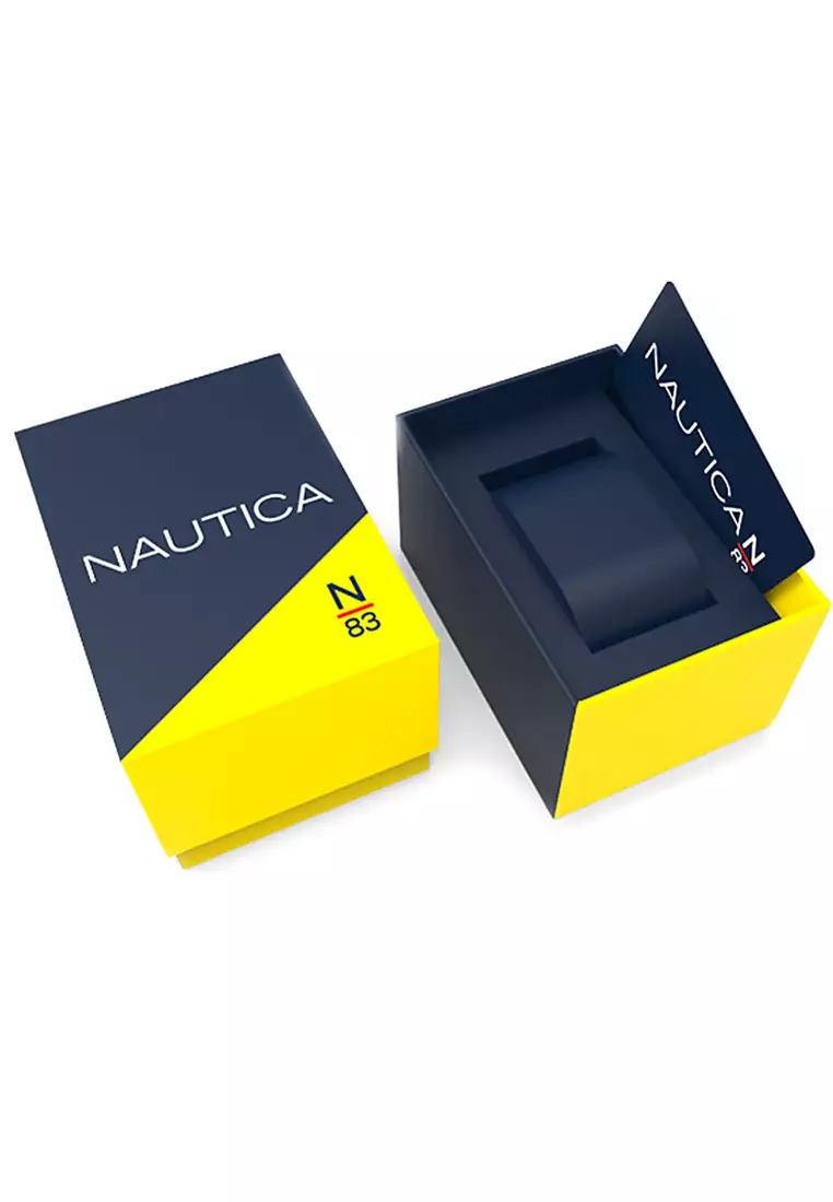 NAUTICA NAPFWF116 SILVER RED RUBBER