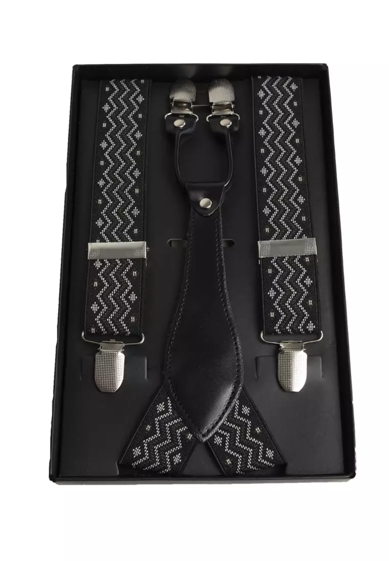 Houseofcuff Suspender Tali Jojon Karet ikat pinggang pria dewasa besar A07