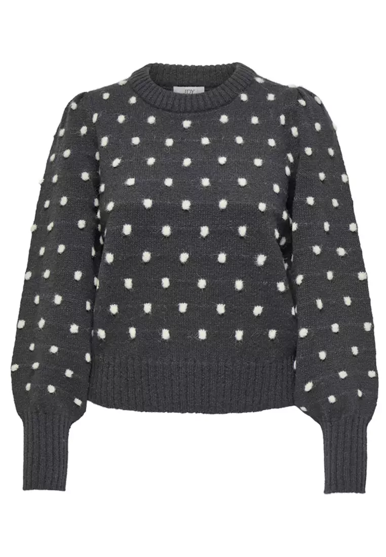 Long Sleeves Pom Poms Pullover Sweater