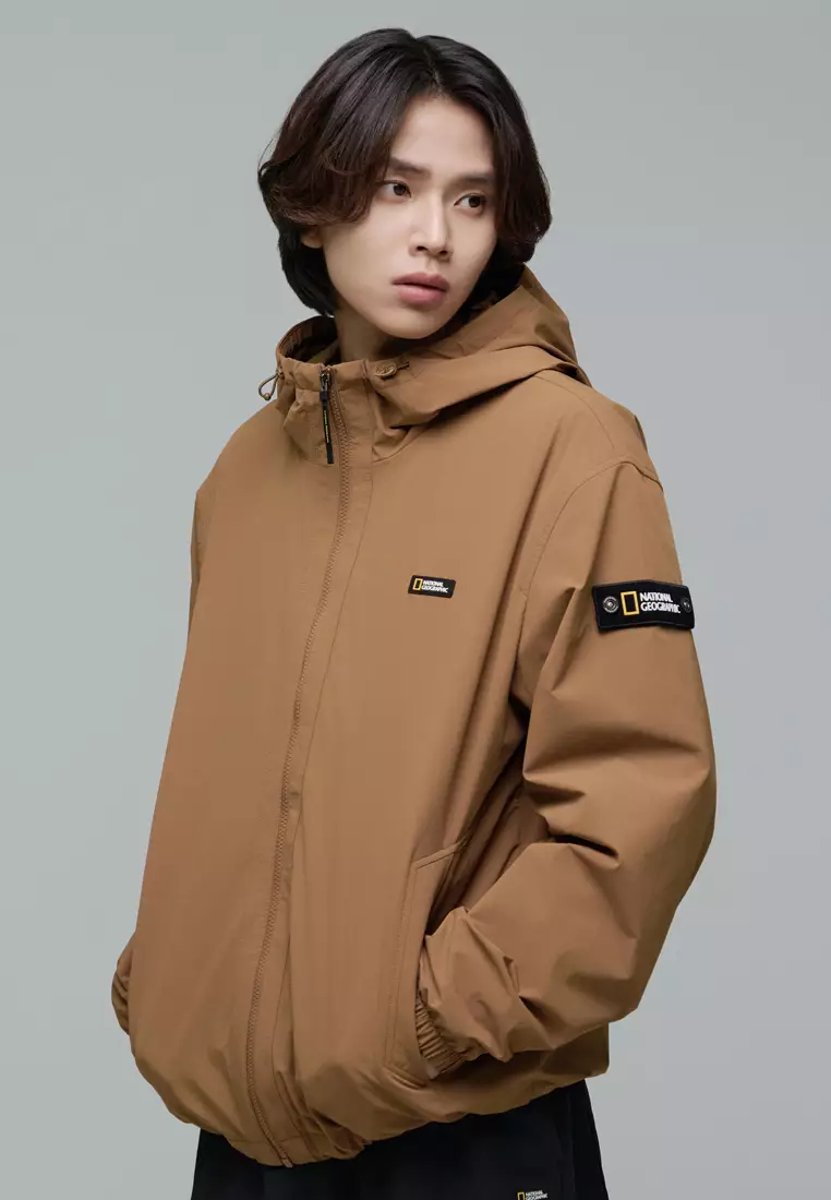 Unisex ARCHELON Woven Stretch Hooded Zip-Up Jacket