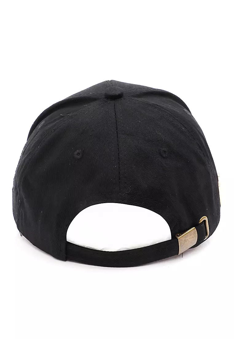 Drsh Topi Baseball Unisex Casual Resizable Strap Comfortable Material Cotton ORIGINAL - Black